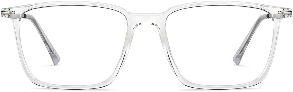 LENSKART BLU | Zero Power Blue Cut Computer Glasses | Anti Glare, Lightweight & Blocks Harmful Rays For Gamers | Gaming Glasses | 100% UV Protection | Full Rim Square | Unisex | Large