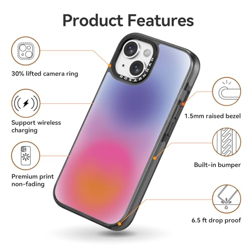 Coque iPhone 13 antichoc 2m durable et résistante Rosarnnah