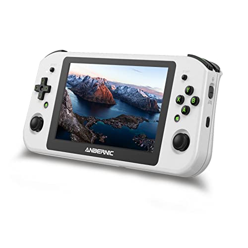 Cintwor WIN600 5.94’’ PC Handheld Game Console, AMD Athlon Silver 3050e Dali APU up to 2.8GHz, AMD Radeon RX Vega3 Graphics, 8G DDR4 RAM, 256GB SSD and Built-in Win10 System (White)