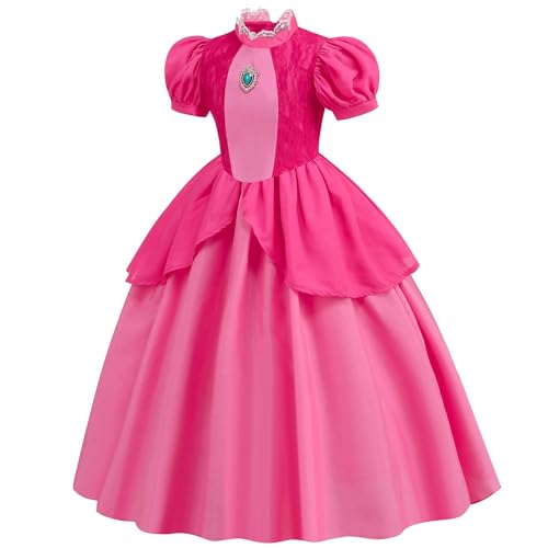 Disfraz princesa rosa para niñas 5-6 años miniatura 2