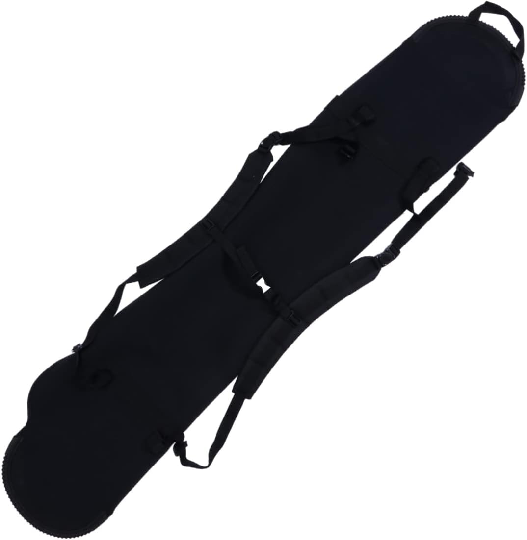 Homoyoyo Snowboard Cover Bag Practical Padded Sleeve for Snowboard Gear Multi-functional for Accessories Elegant Black Design