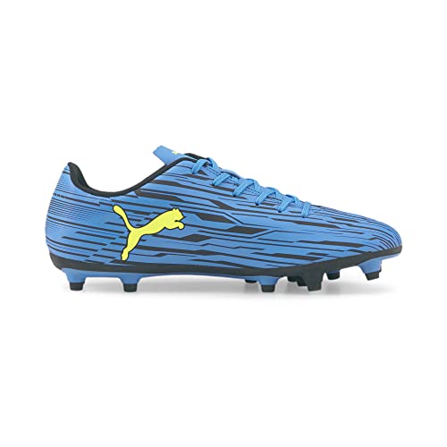 PUMA Puma Men's Rapido III Soccer Shoe, Ocean Dive-Yellow Alert Black, 12.5