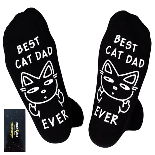 ZXGXLAW Birthday Gifts for Cat Dog Dad Cat Dog Mom Funny Socks for Men Women Christmas Ideas Crazy Gifts for Animal Lovers