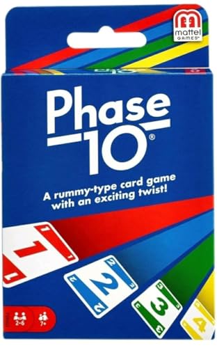 Mattel Uno No Mercy, Dos und Phase 10 Kartenspiel, Combo 3er Pack – Bild 5