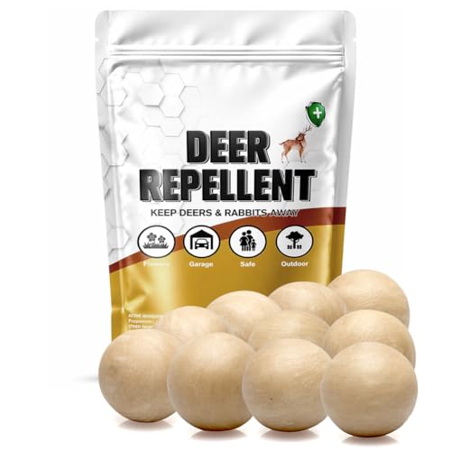 PRBSOQ Deer Repellent for Plants, Rabbit Repellent Outdoor, Deer and Rabbit Repellent for Plants,...