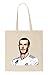Gareth Bale Funny natürliche organische Tasche / natural organic Bag (Beige