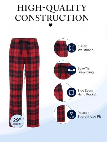 Image of Ashford & Brooks Women's Super Soft Flannel Plaid Pajama Sleep Pants