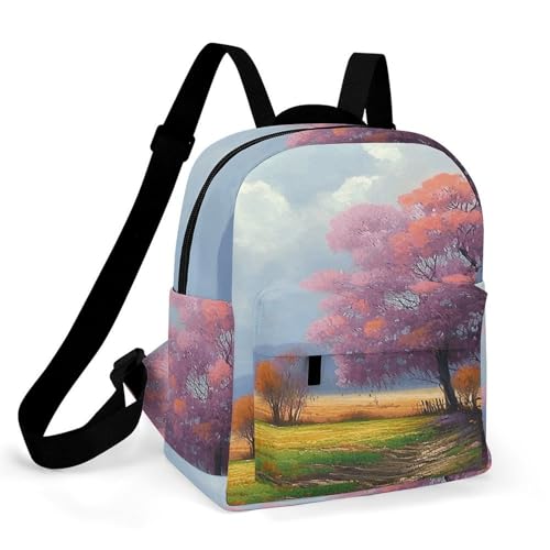 Mochila de tela Oxford cómoda con parte inferior sólida y tejido impermeable