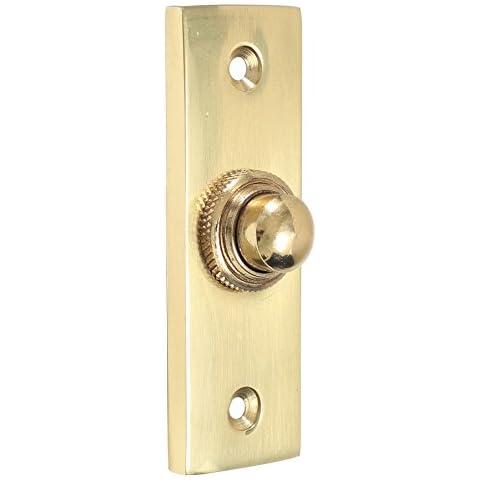 Classic Polished Brass Door Bell Button Cover