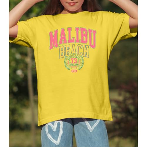 Image of Sulayesh Cute Letter Graphic Tees for Girls Preppy Aesthetic Shirts Oversized Trendy T Shirts Loose Casual Summer Tops