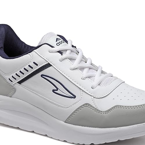 Image of ASIAN Men TOOFAN-01 Stylish Casual Mid Top Sneaker and Trendy Shoes for Men & Boys, Perfect, College, Parties and Outings, Lightweight, Comfortable, and Durable for All-Day Use