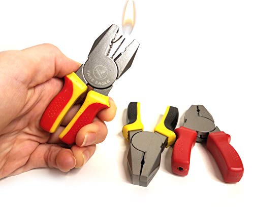 Encendedor de Butano con Forma de Alicates Rojo miniatura 1
