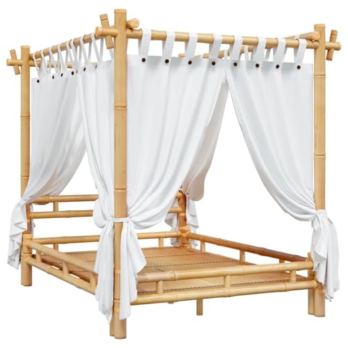 Vopese Himmelbett 140x200 cm Bambus Bambusbett Model340050