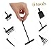 STOBOK 6pcs Mini Zen Garden Kit Black Rake Meditation Sand Zen Garden Tools Toy Rock Sand Garden Tools Toy Accessories for Adults Table Office Relaxation