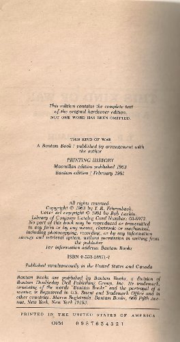 This Kind of War 0553288717 Book Cover