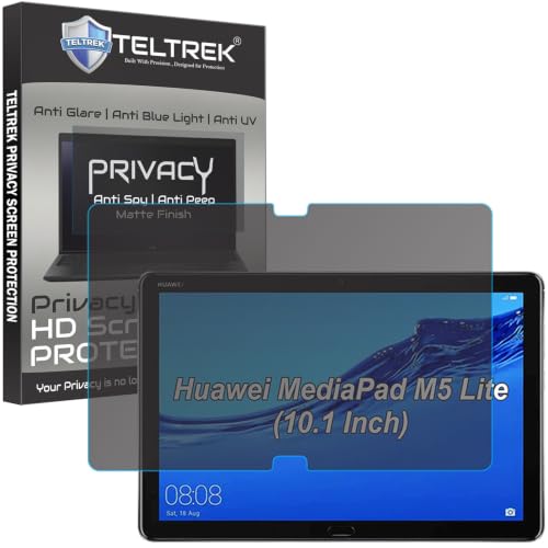 Image of Privacy Matte Anti Peep Screen Guard Compatible With Huawei Mediapad M5 Lite Tab (10.1 inch Inch Tablet) Anti Spy Screenguard Not a Tempered Glass Screen Protector