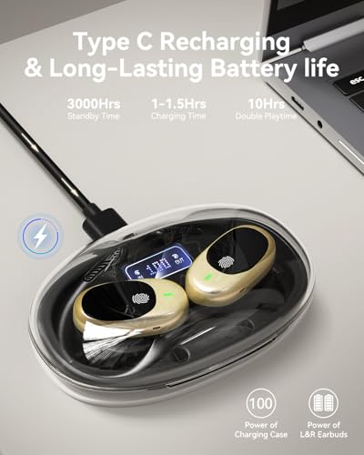AI Language Translation Earbuds Real Time, Bluetooth 5.3 Audifonos Traductores Inglés Español for 164 Languages & Accents, Translator Device for Travel Business Meeting Learning — view 4