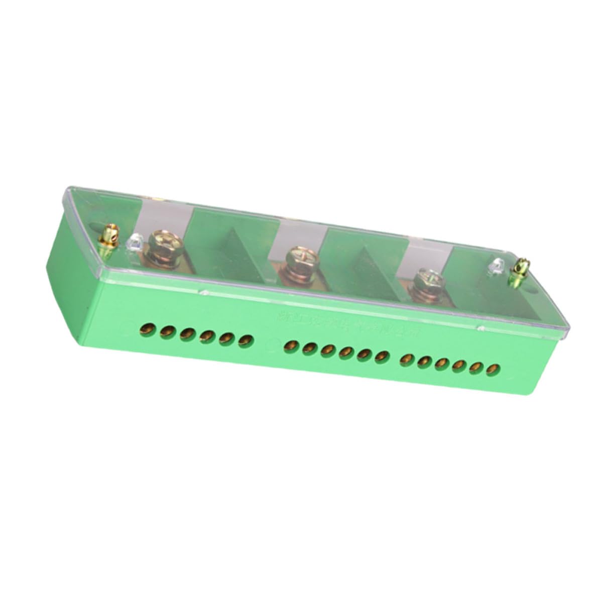 ibasenice 3-in and 18-Out Junction Box Wire Splitter Large Capacity and High Temperature Resistance, PC and Copper Terminal Block for Home Electrical Wiring Applications