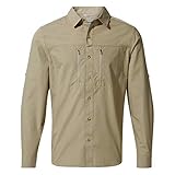 2 Taschen mit Reißverschluss Craghoppers Herren T-Shirt Kiwi Boulder, Rubble, L, CMS612 39W70