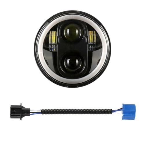 Phare de moto LED 5 3/4 pour remplacer l'éclairage faible Sportster