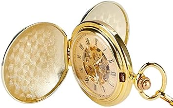 Mens Vintage Mechanical Pocket Watch - Gift for Men Women