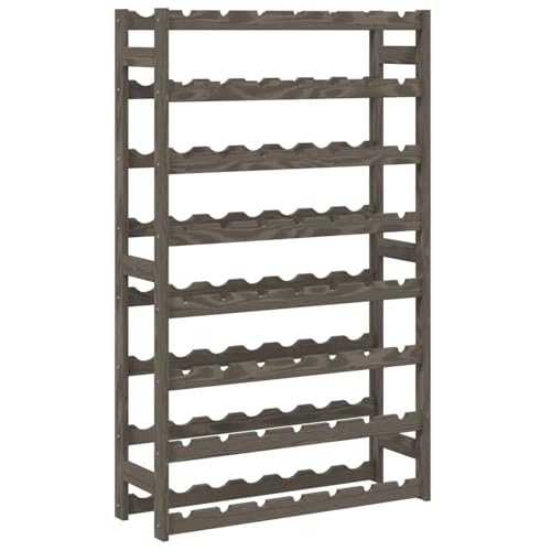 Estante para 56 botellas de vino en madera de pino miniatura 2