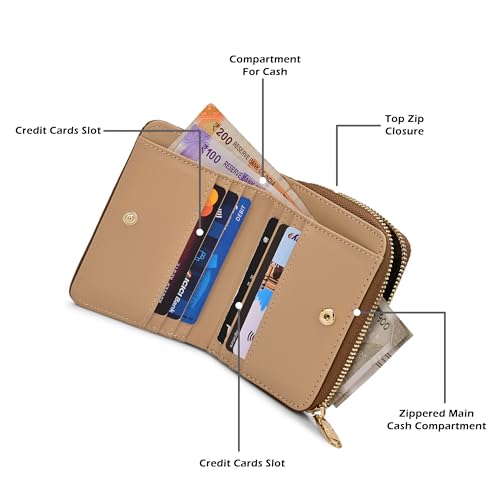 Image of Lavie Signature Women's Quilt Derby Flap Zip Around Wallet |Gift for Women