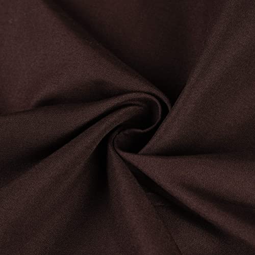 Bedsum Microfiber Body Pillowcase, Soft Wrinkle Resistant And Easy Care Pillow Case With Envelope Closure For Adults Pregnant Women, 20X54 Inches, Dark Brown #TOP2