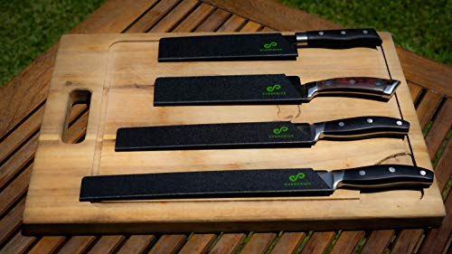 Everpride Chef Knife Sheath Set (6-Piece Set) Universal Blade Edge Cover Guards For Chef’s And Kitchen Knives – Durable, Bpa-Free, Felt Lined, Sturdy Abs Plastic – Knives Not Included #TOP6