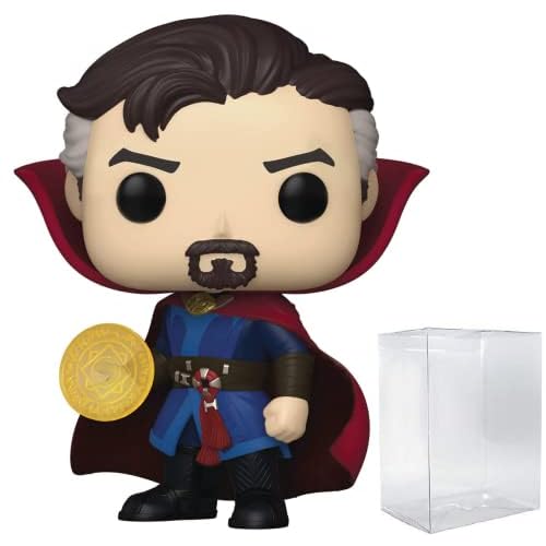 POP Marvel: Doctor Strange Multiverse of Madness - Doctor Strange Funko Figura de vinilo (incluye funda protectora de caja compatible), multicolor, 3.75 pulgadas