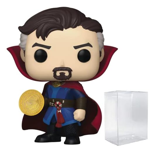 POP Marvel: Doctor Strange Multiverse of Madness - Doctor Strange Funko Figura de vinilo (incluye funda protectora de caja compatible), multicolor, 3.75 pulgadas