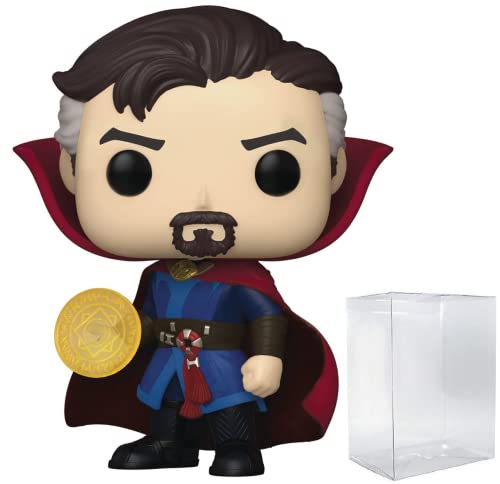 POP Marvel: Doctor Strange Multiverse of Madness - Doctor Strange Funko Figura de vinilo (incluye funda protectora de caja compatible), multicolor, 3.75 pulgadas