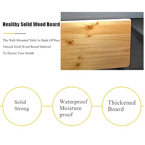 Bureau mural pliant 60 cm | Table flottante gain de place