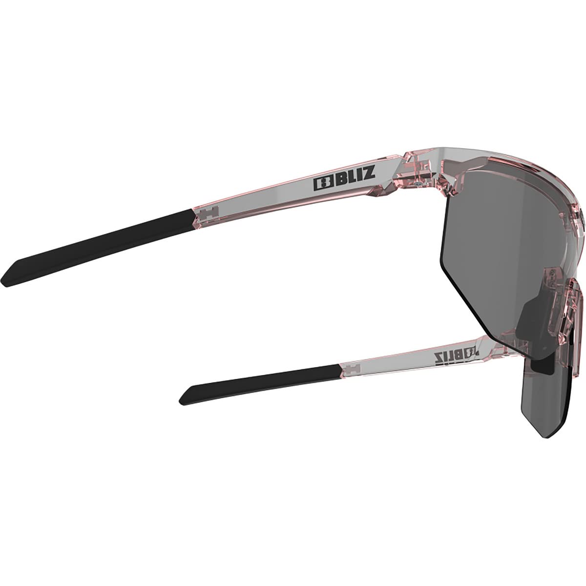 Bliz Hero Small Sportbrille, transparent pink-Smoke
