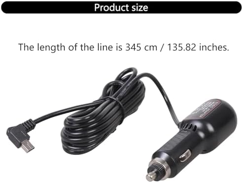 USB Charging Cable 12V-24V to 5V with USB Port Power Supply Cord Adapter Extension for Dashboard Camera Accessories Vehicle Charging Power - 2