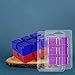 Wax Melt Molds 100 Pack Wax Molds Clear Plastic Wax Melt Clamshells for Wickless Wax Melt Candles