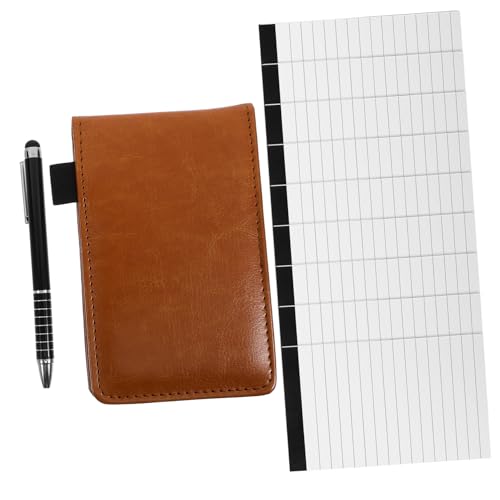 Carnet Ligné avec Étui à Stylos OSALADI pour Bloc-notes de Poche