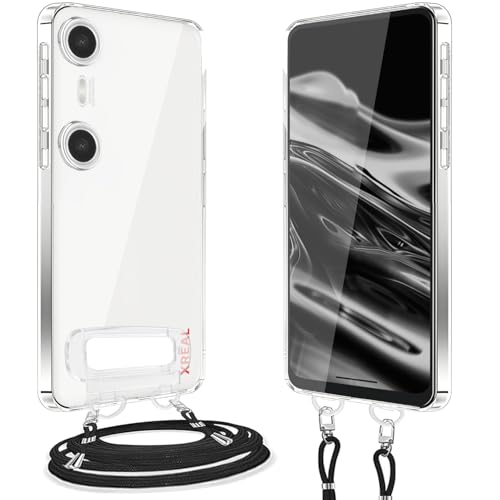 XREAL Beam Pro �p �P�[�X �V�����_�[ �N���A �X�g���b�v �������߉\ �ϏՌ� BeamPro ���O���\ TPU �J�o�[ ���|�� �΂߂��� ��|���P�[�X �X�g���b�v�t�� ����