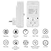 Diymore Watt Meter,Plug-in Socket Power Meter,120V Wide Range,Auto Cost Calculator,Overload Protection,Kilowatt Wattage Voltage AMP Tester,Appliance Power Usage Meter 7 Modes Display