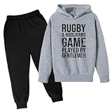 Conjunto deportivo completo con sudadera con capucha y pantalón coordinado para un atlético unificado