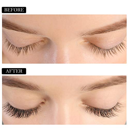 Beaueli Eyelash Growth Serum 5ML Premium Castor Oil & Blended Nutrient for Longer Thicker Healthy Fuller Lashes & Brows Hypoallergenic Natural Lash Booster Treatment Dermatologist Certified