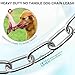 Heavy Duty Dog Chain for Yard - 15FT Metal Dog Chain Leash for Large Dog,Long Dog Lead for Outside with Strong Swivel Hook,Outdoor Dog Runner for Camping,Chew Proof Dog Tie Out Cable up to 200LBS