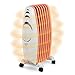 Grunkel - Radiador eléctrico de Aceite bajo consumo RAC-7EFIHEAT - 3 niveles de calor, 7 Elementos Calefactores y 1500W de potencia. portátil con ruedas y fácil de utilizar con termostato regulable