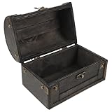 Choix de décoration idéal : alliant le charme d'un coffre au trésor vintage et sa praticité, ce coffret à bijoux décoratif est une attention délicate pour les anniversaires, les fêtes ou comme boîte à cadeaux pour les invités lors d'occasions spéciales. coffre à souvenirs vintage, décoration sur le thème des pirates