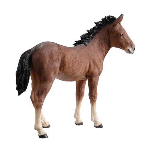 Estatua caballo HI-LINE resistente para jardín miniatura 6
