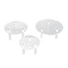 Acrylic Display Stands for Jewelry, Set of 3 Modern Durable Stands for Accessories, Watches, Cosmetics, for Retail Store or Home Decor Showcase