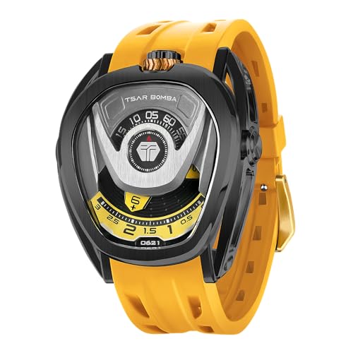 Image of Tsar Bomba Reactor Series Automatic Watch + Bezel Set | Futuristic Multi-Dial Time Display | Asymmetrical Case