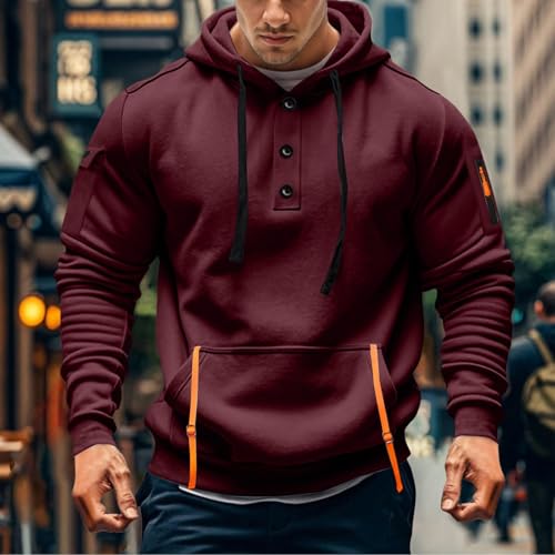 Sweatshirt homme avec doublure éponge pull en maille col rond