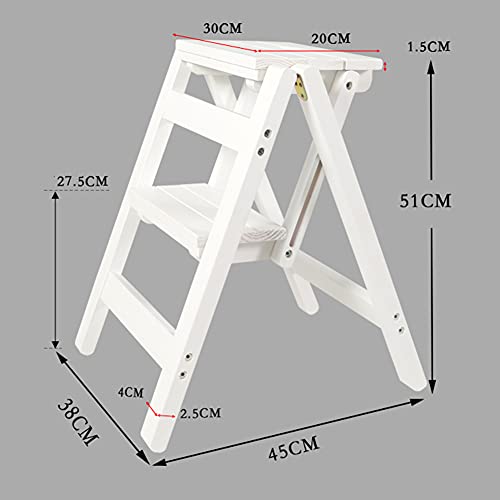 Silla de escalera plegable convertible para ahorrar espacio 8