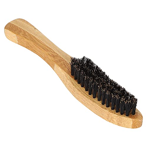 Beard Brush For Men Beard Straightener For Men Professional Mustache Brush Travel Beard Brush with Robust Composite Wood Structure For Travel and Daily Use